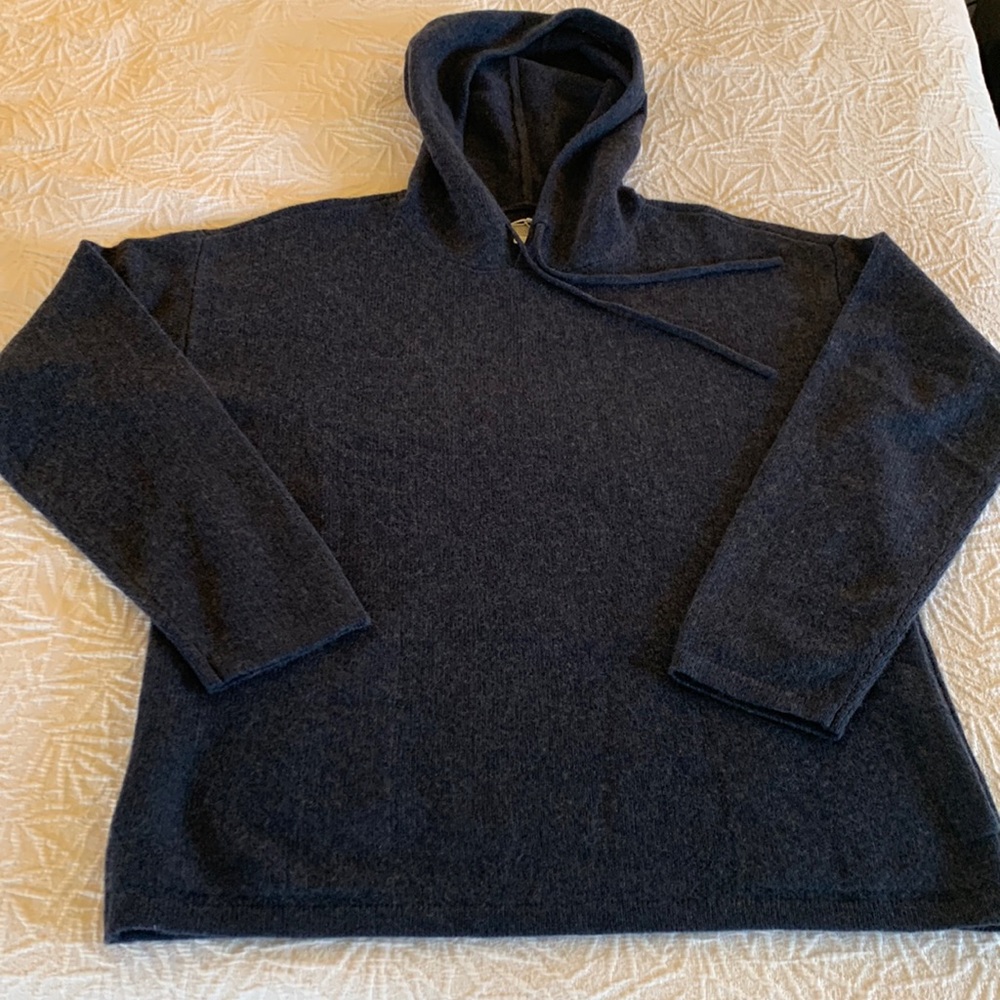 NWT Outerknown Cashmere hooded sweater large